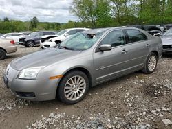 Salvage cars for sale from Copart Candia, NH: 2008 Mercury Milan Premier