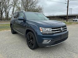Salvage cars for sale at North Billerica, MA auction: 2018 Volkswagen Atlas SEL Premium
