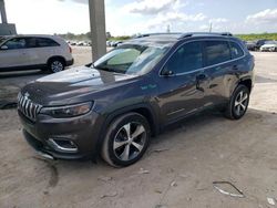 Jeep salvage cars for sale: 2020 Jeep Cherokee Limited