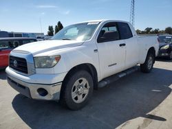 Salvage cars for sale at Hayward, CA auction: 2007 Toyota Tundra Double Cab SR5