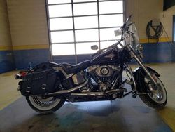 Salvage motorcycles for sale at Indianapolis, IN auction: 2012 Harley-Davidson Flstc Heritage Softail Classic