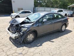 Salvage cars for sale from Copart Austell, GA: 2013 Honda Civic HF