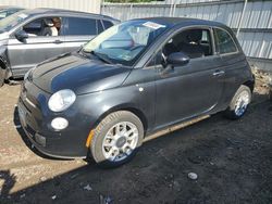 Salvage cars for sale at West Mifflin, PA auction: 2012 Fiat 500 POP