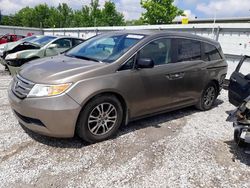 Salvage cars for sale from Copart Walton, KY: 2012 Honda Odyssey EX
