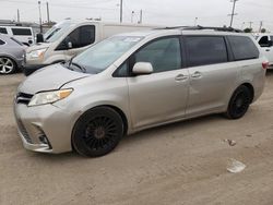 Salvage cars for sale at Los Angeles, CA auction: 2015 Toyota Sienna XLE
