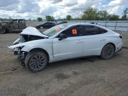 Salvage cars for sale from Copart Ontario Auction, ON: 2021 Hyundai Sonata Limited