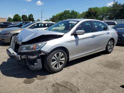 Salvage cars for sale at Moraine, OH auction: 2013 Honda Accord LX