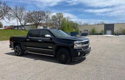 Salvage cars for sale from Copart Bowmanville, ON: 2018 Chevrolet Silverado K1500 High Country