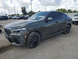 BMW x6 salvage cars for sale: 2022 BMW X6 XDRIVE40I