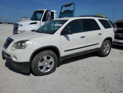 Salvage cars for sale at Haslet, TX auction: 2009 GMC Acadia SLE