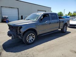 Salvage cars for sale at Woodburn, OR auction: 2016 Ford F150 Supercrew