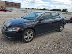 Volkswagen Passat salvage cars for sale: 2013 Volkswagen Passat SE