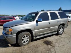 Salvage cars for sale from Copart Woodhaven, MI: 2002 GMC Denali