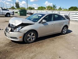Salvage cars for sale from Copart Miami, FL: 2012 Chevrolet Cruze LT