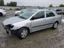 Salvage cars for sale from Copart Arlington, WA: 2006 Toyota Corolla CE