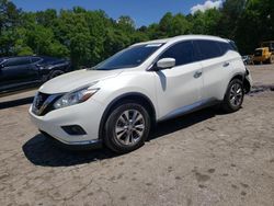 Salvage cars for sale at Austell, GA auction: 2015 Nissan Murano S