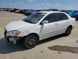 Salvage cars for sale from Copart Wilmer, TX: 2003 Toyota Corolla CE
