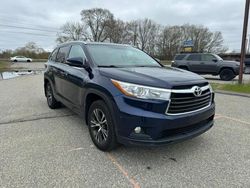 Copart GO cars for sale at auction: 2016 Toyota Highlander XLE