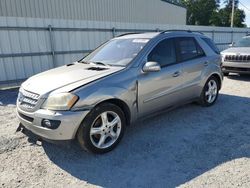 Salvage cars for sale at Gastonia, NC auction: 2006 Mercedes-Benz ML 500