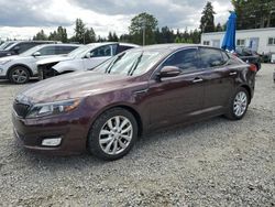 Salvage cars for sale from Copart Graham, WA: 2015 KIA Optima EX