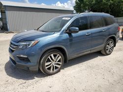 Salvage cars for sale from Copart Midway, FL: 2017 Honda Pilot Elite