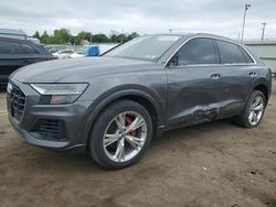 Salvage cars for sale from Copart Pennsburg, PA: 2019 Audi Q8 Premium Plus