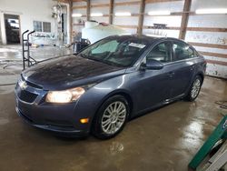 Vehiculos salvage en venta de Copart Pekin, IL: 2013 Chevrolet Cruze ECO