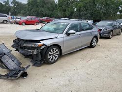 Salvage cars for sale at Ocala, FL auction: 2022 Honda Civic LX