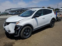 Salvage cars for sale from Copart San Diego, CA: 2015 Toyota Rav4 LE