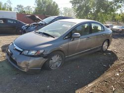 Salvage cars for sale from Copart Baltimore, MD: 2006 Honda Civic Hybrid