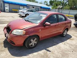 Salvage cars for sale at Wichita, KS auction: 2007 Chevrolet Aveo Base