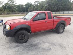 Salvage cars for sale from Copart Fort Pierce, FL: 2001 Nissan Frontier King Cab XE