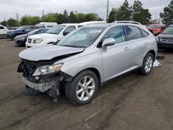 Salvage cars for sale from Copart Denver, CO: 2011 Lexus RX 350