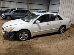 Salvage cars for sale at Houston, TX auction: 2006 Honda Accord EX