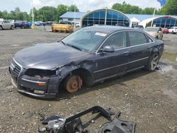 Salvage cars for sale at East Granby, CT auction: 2010 Audi A8 Quattro
