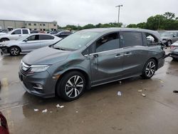 Salvage cars for sale from Copart Wilmer, TX: 2019 Honda Odyssey Elite