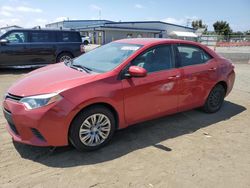 Vehiculos salvage en venta de Copart San Diego, CA: 2016 Toyota Corolla L