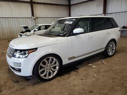 Salvage cars for sale from Copart Pennsburg, PA: 2017 Land Rover Range Rover Supercharged