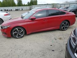 Honda Accord Sport salvage cars for sale: 2019 Honda Accord Sport