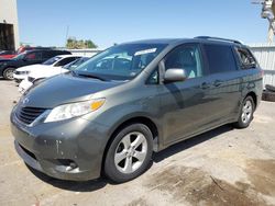 Salvage cars for sale at Kansas City, KS auction: 2011 Toyota Sienna LE