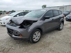 Salvage cars for sale at Kansas City, KS auction: 2013 Ford Escape S
