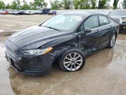 Salvage cars for sale at Bridgeton, MO auction: 2017 Ford Fusion SE