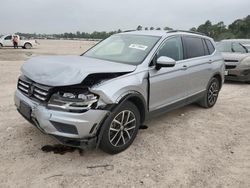 Salvage cars for sale at Houston, TX auction: 2021 Volkswagen Tiguan SE