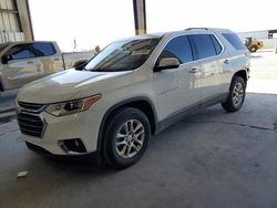 Chevrolet salvage cars for sale: 2018 Chevrolet Traverse LT