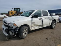 Salvage cars for sale from Copart Woodhaven, MI: 2017 Dodge RAM 1500 ST
