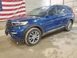 Salvage SUVs for sale at auction: 2022 Ford Explorer XLT