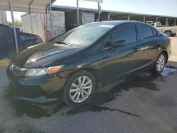 Salvage cars for sale at Fresno, CA auction: 2012 Honda Civic EX