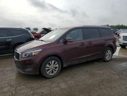 Salvage cars for sale at Indianapolis, IN auction: 2016 KIA Sedona LX