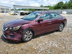 Salvage cars for sale at Memphis, TN auction: 2015 Honda Accord LX