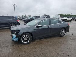 Vehiculos salvage en venta de Copart Indianapolis, IN: 2018 Chevrolet Malibu LT